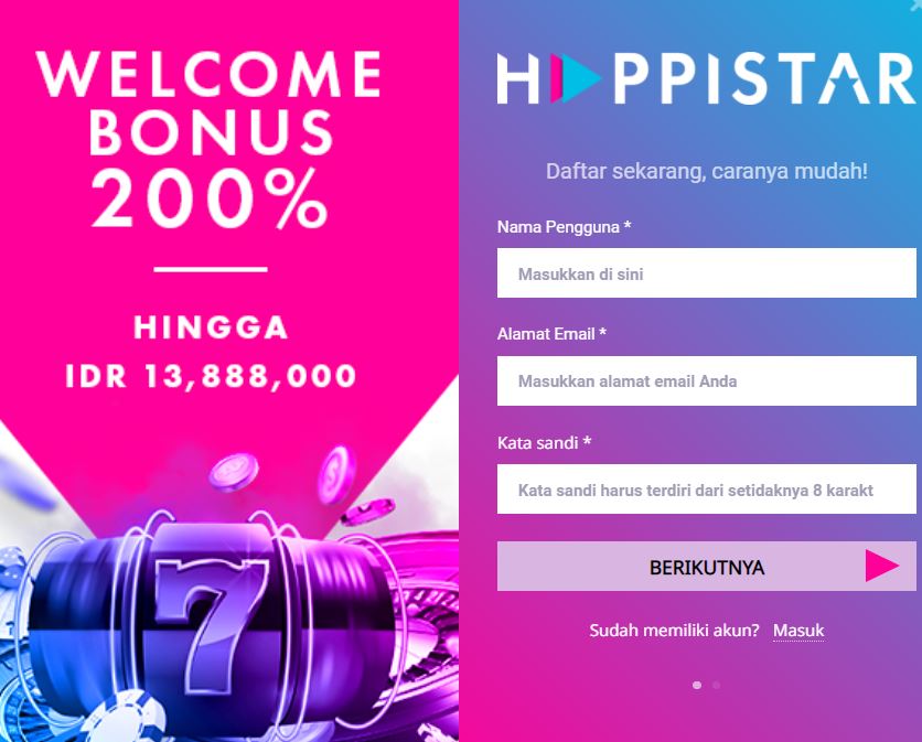 cara daftar HappiStar 2 HAPPISTAR