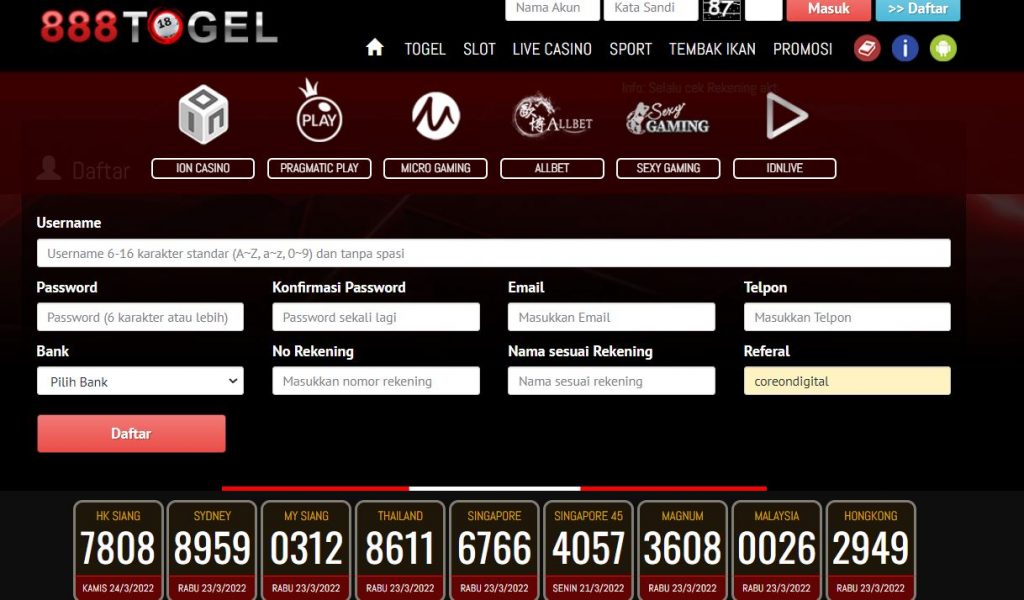 cara daftar togel888 2 TOGEL888