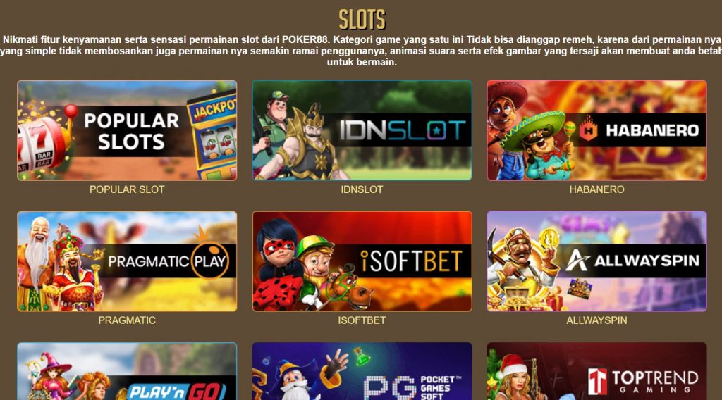 Poker88 slots poker88