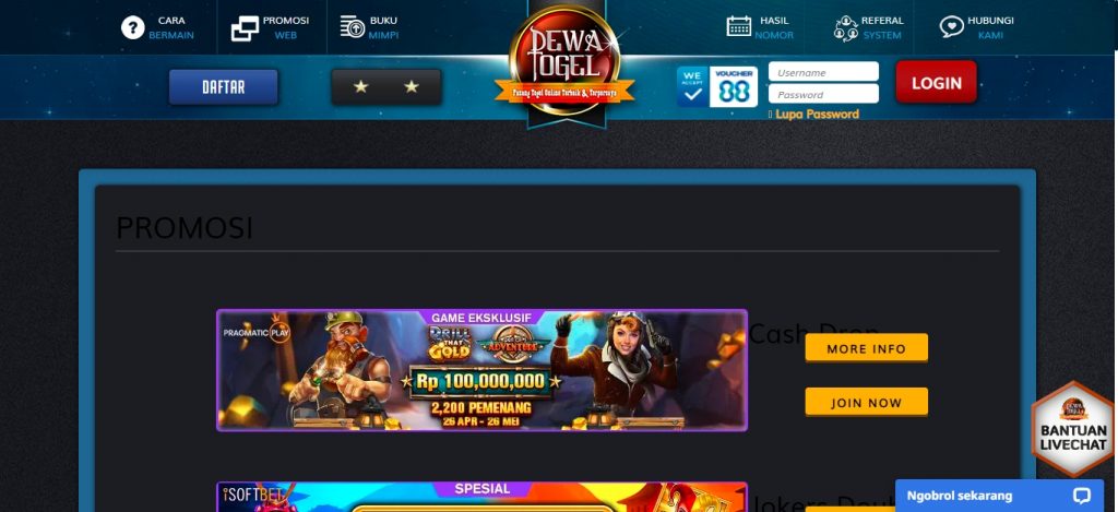 dewatogel promosi khusus dewa togel